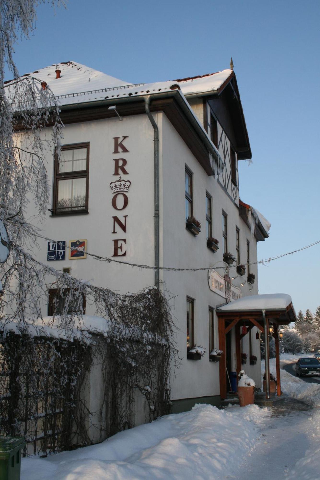 Landgasthof & Hotel Krone Eischleben Ichtershausen Exterior photo